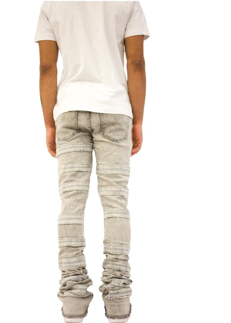 Doctrine 'Kill Joy' Super Stacked Denim (Steel Gray) DB0003-STK - Fresh N Fitted Inc