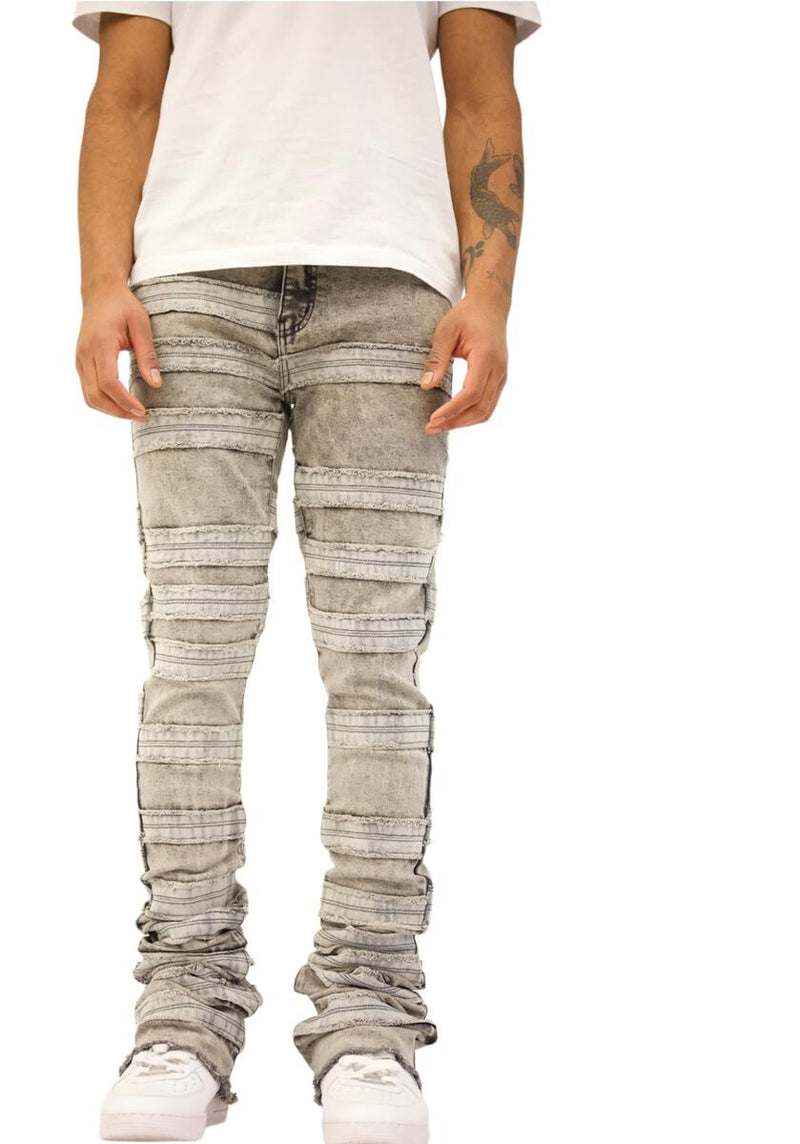 Doctrine 'Kill Joy' Super Stacked Denim (Steel Gray) DB0003-STK - Fresh N Fitted Inc