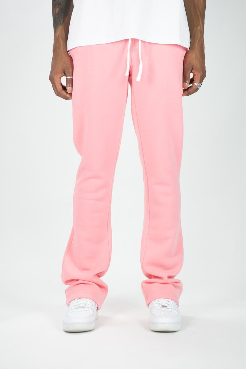 Rebel Minds Sweats Stacked Pants (Dusty Pink) 100-475