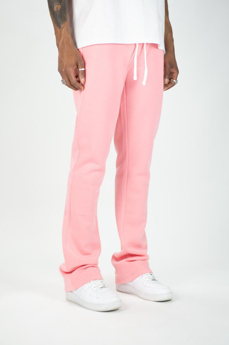 Rebel Minds Sweats Stacked Pants (Dusty Pink) 100-475