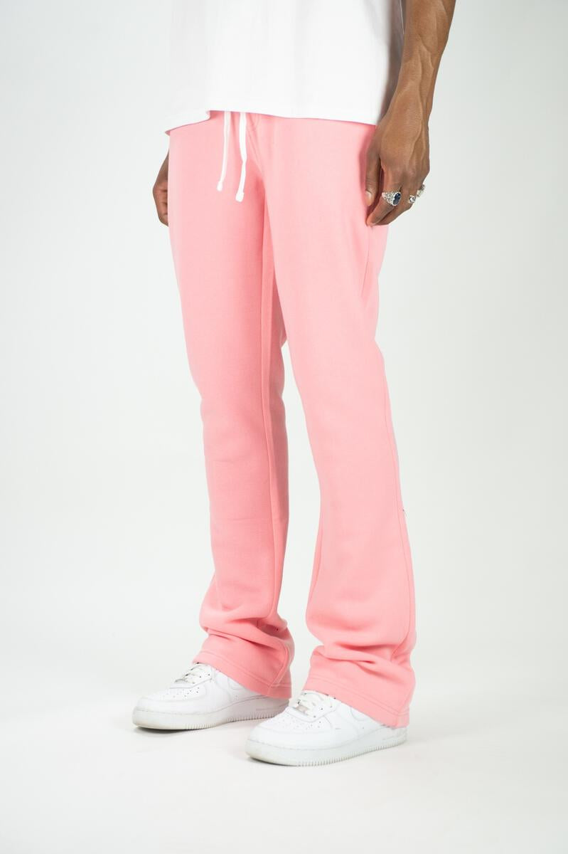 Rebel Minds Sweats Stacked Pants (Dusty Pink) 100-475