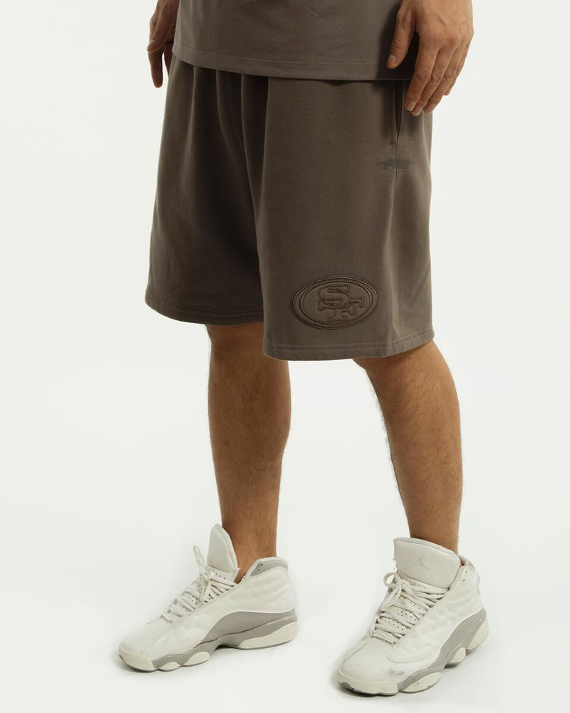 Pro Standard 'San Francisco 49ers' Logo Pro Team Shorts (Brown) FS4344635 - Fresh N Fitted Inc