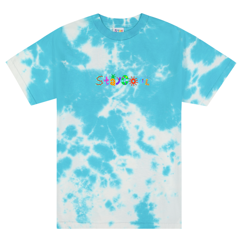 Stay Cool 'Tropical' T-Shirt (Cloud Wash) - Fresh N Fitted Inc