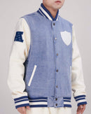 Las Vegas Raiders Varsity Denim Jacket - Fresh N Fitted Inc