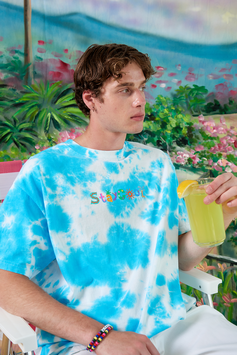 Stay Cool 'Tropical' T-Shirt (Cloud Wash) - Fresh N Fitted Inc