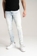 Spark 'Basic' Stretch Denim (Bleached Blue) S3027 - FRESH N FITTED