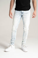 Spark 'Basic' Stretch Denim (Bleached Blue) S3027 - FRESH N FITTED