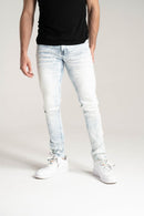 Spark 'Basic' Stretch Denim (Bleached Blue) S3027 - FRESH N FITTED