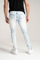 Spark 'Basic' Stretch Denim (Bleached Blue) S3027 - FRESH N FITTED