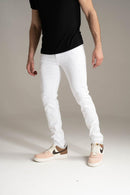 Spark 'Basic' Stretch Denim (White) S3027 - FRESH N FITTED