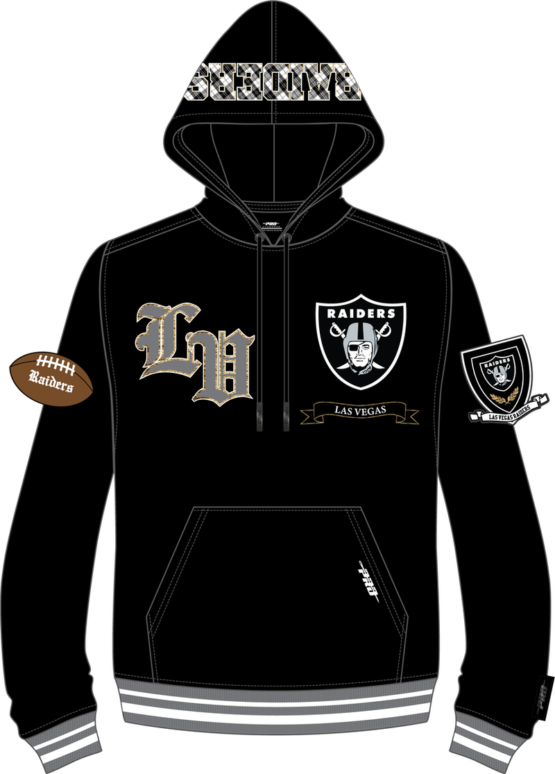 Las Vegas Raiders Pro Prep Rib Hoodie - Fresh N Fitted Inc