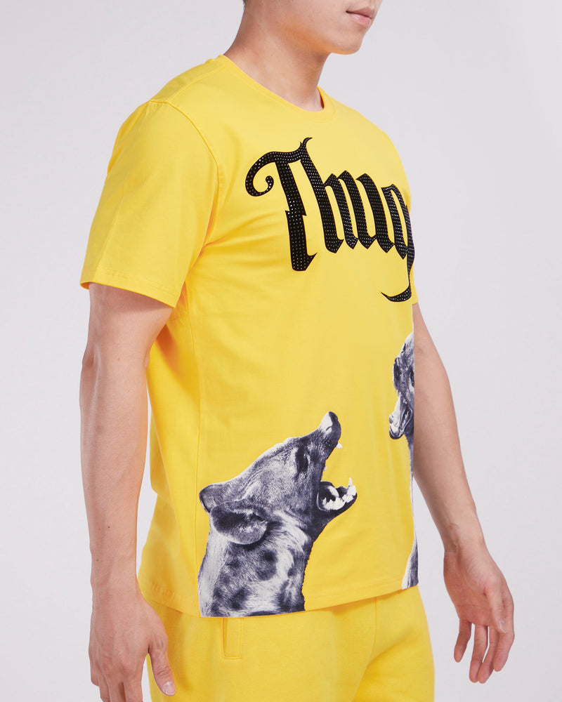 Roku Studio 'Thugs' T-Shirt (Yellow) RK1481219 - Fresh N Fitted Inc 2