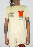 Rebel Minds 'Wild Baller' Graphic T-Shirt (Khaki) 141-164 - FRESH N FITTED