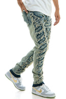 KDNK 'Ribcage' Skinny Denim (Blue) KND4626 - FRESH N FITTED