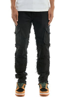 KDNK 'Cargo Skinny'  Denim KND4630 (Jet Black) - FRESH N FITTED