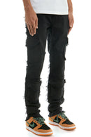 KDNK 'Cargo Skinny'  Denim KND4630 (Jet Black) - FRESH N FITTED
