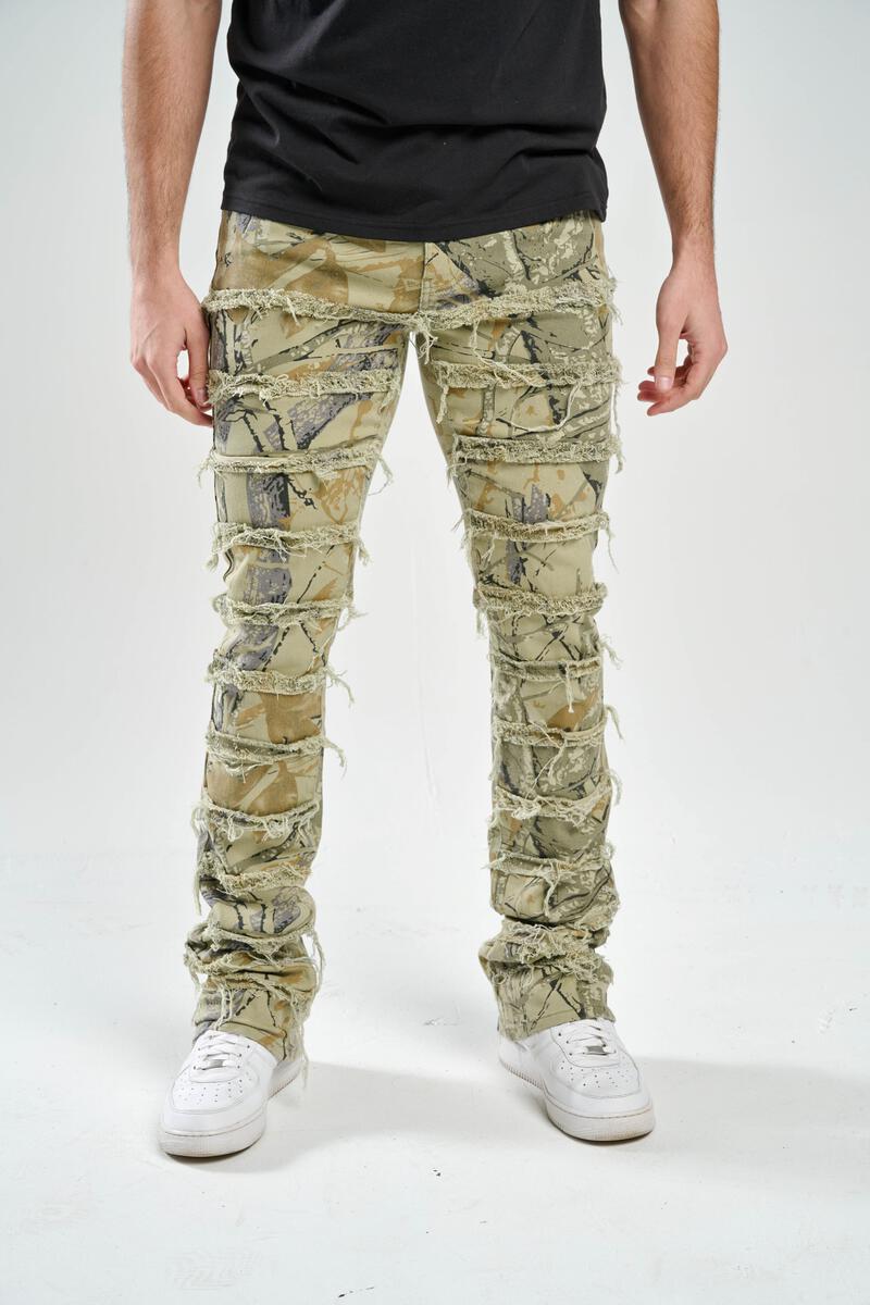 Taker 'Hunter Camo' Stack Denim (Gray) B2107