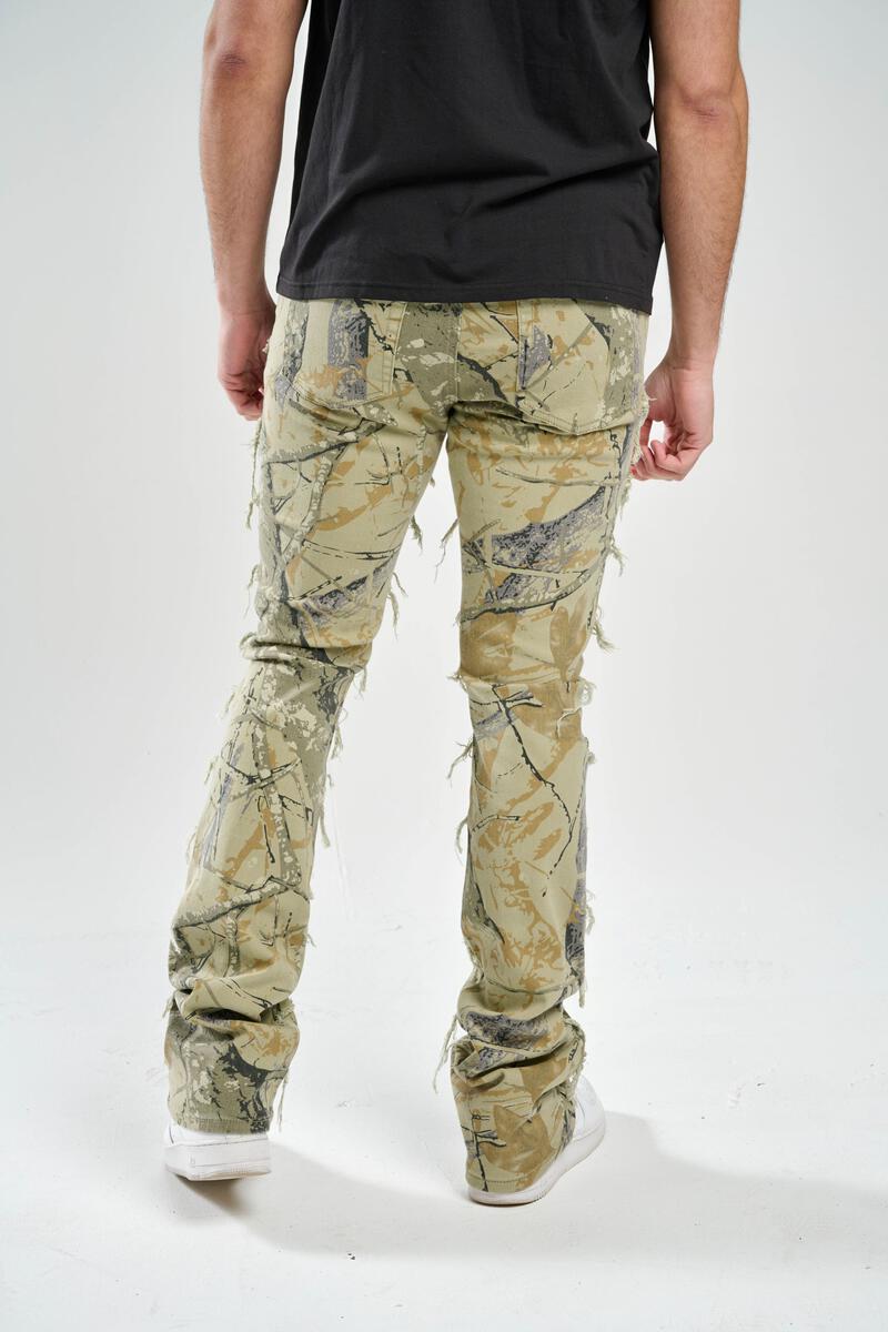 Taker 'Hunter Camo' Stack Denim (Gray) B2107