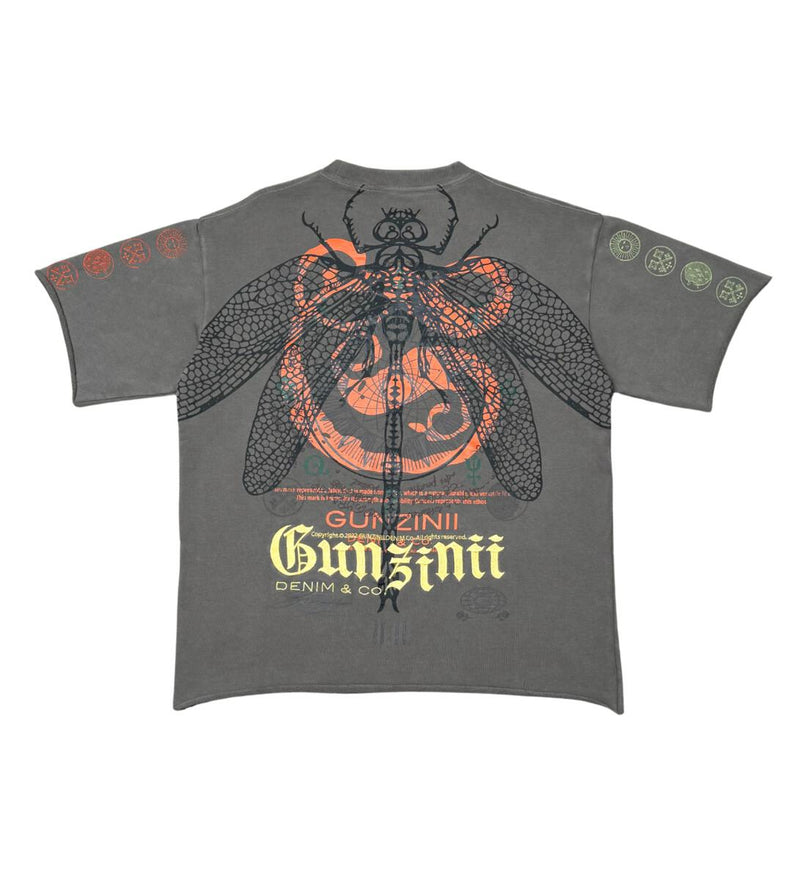 Gunzinii 'Dragon Fly' T-Shirt (Brown Stone) - Fresh N Fitted Inc