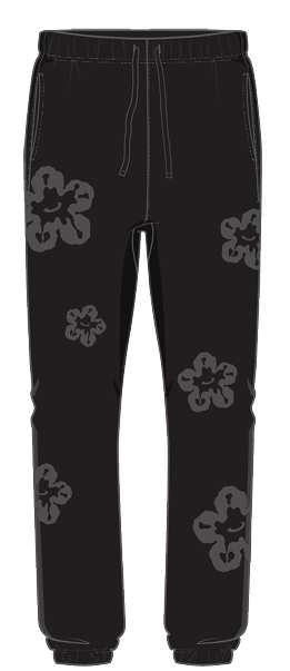 Roku Studio 'Tear Drip' Oversized Sweatpants (Black)