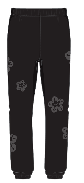 Roku Studio 'Tear Drip' Oversized Sweatpants (Black)