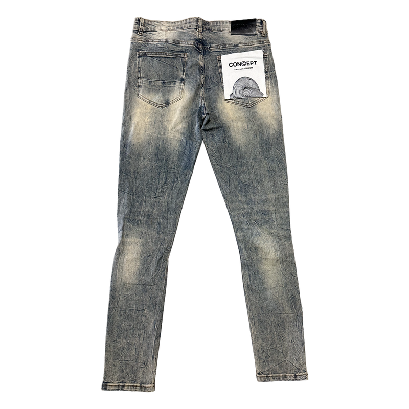 Concept LA 'Duke' Skinny Jeans (Dirt Wash) J-010