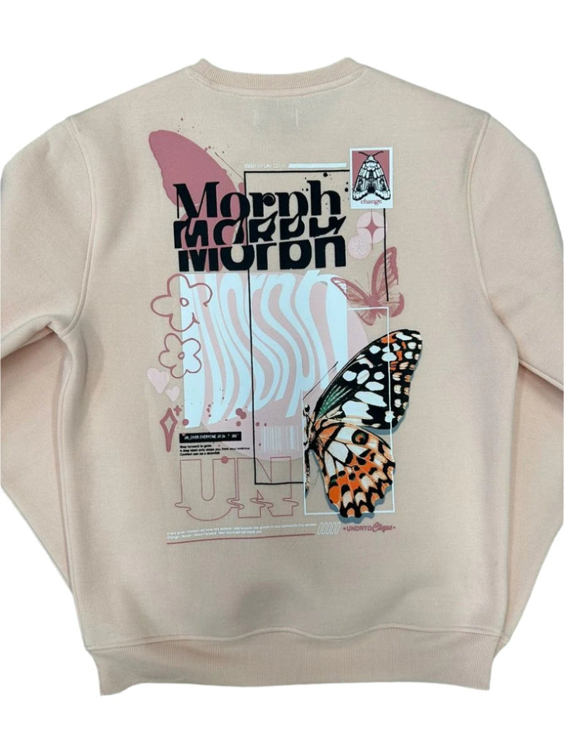 Highly Undrtd 'Morph Design' Crewneck (Pink) UF4511