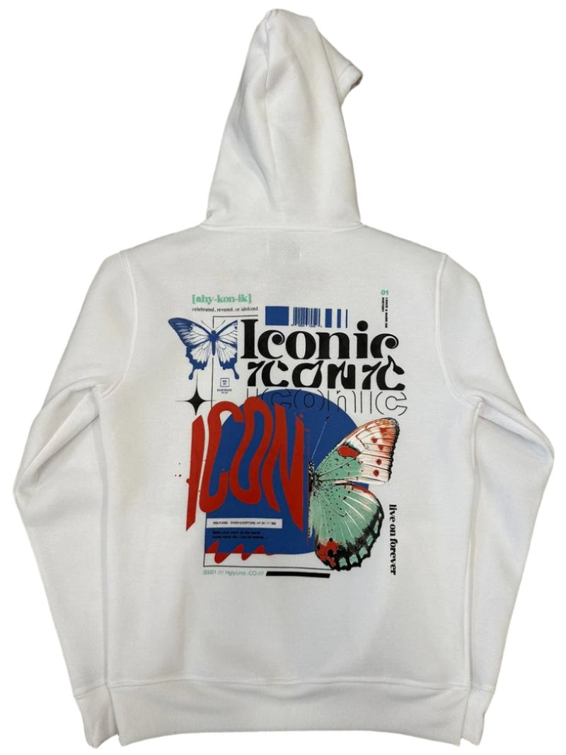 Highly Undrtd 'Iconic' Hoodie (White) UF4664