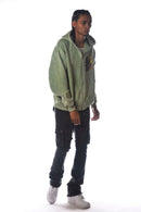 DISSORDER 'Spirit' Zip Up Hoodie (Sage) GN4107-SAG - FRESH N FITTED