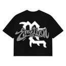 Mixed Emotion 'Cupid' S/S Rhinestone Shirt (Black)