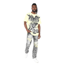 Smoke Rise 'Dystopia' Shirt (Wax Yellow) KT25177 - FRESH N FITTED