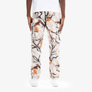 Copper Rivet 'Ripstop' Slim Straight Cargo Pants (White Camo) 413265 - FRESH N FITTED