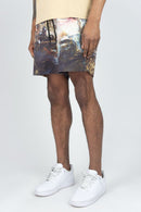 Rebel Minds 'Arts Of War' Board Shorts (Khaki) 151-913 - FRESH N FITTED