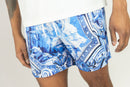 Rebel Minds 'Blessed And Gifted' Board Shorts (Blue) 151-918 - FRESH N FITTED