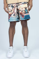 Rebel Minds 'Empire' Tapestry Shorts (Multi) 151-931 - FRESH N FITTED