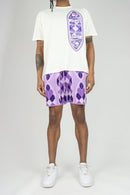Rebel Minds 'Peace Of Mind' Sweater Shorts (Lavender) 151-942 - FRESH N FITTED