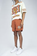 Rebel Minds 'Tiger' Mesh Shorts (Brown) 151-954 - FRESH N FITTED