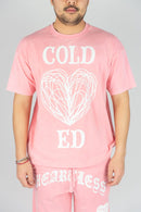 Rebel Minds 'Heartless' Oversized T-Shirt (Dusty Pink) 151-170 - FRESH N FITTED