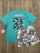 Highly Undrtd Kids 'Big U Energy' Tee (Teal) US5106T - US5106K - FRESH N FITTED