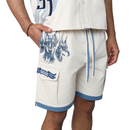 Smoke Rise 'Premier' Woven Shorts (Coronet Blue) WS25588 - FRESH N FITTED