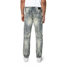 Smoke Rise 'Gradation Effect' Denim (Kelly Blue) JP25512