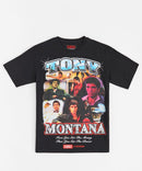 Reason 'Scarface' Rhinestone Tee (Black) RE5-097 - FRESH N FITTED