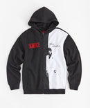 Reason 'Scarface' Zip Up Hoodie (Black/White) RE5-077 - FRESH N FITTED
