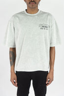 Rebel Denim 'Fearlessness' Cropped T-shirt (Grey) 752-145 - FRESH N FITTED