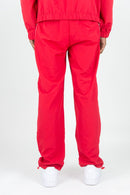 Rebel Minds 'Bent Stripes' Nylon Sweatpants (Red) 100-490