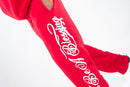 Rebel Minds 'Blessed' Fleece Sweatpants (Red) 152-411 - FRESH N FITTED