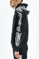 Rebel Minds 'Blessed' Fleece Hoodie (Black) 152-311 - FRESH N FITTED