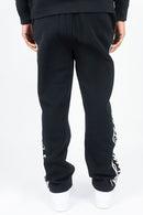 Rebel Minds 'Blessed' Fleece Sweatpants (Black) 152-411 - FRESH N FITTED