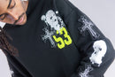 Rebel Minds 'Mask 53' Crew Sweatshirt (Black) 152-319 - FRESH N FITTED