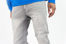 Roar Denim 'Rhinestone' Stacked Flare Denim (Grey) G52-669